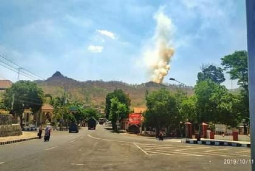 Kebakaran Gunung Gandul Wonogiri. Dok. BPBD Wonogiri.