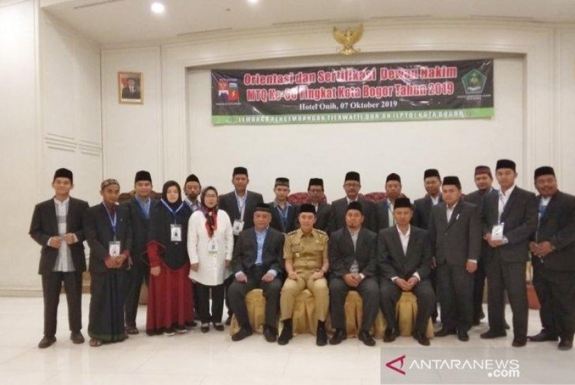  Sebanyak 97 hakim penilai Musabaqah Tilawatil Quran (MTQ) ke-38 tingkat Kota Bogor menjalani sertifikasi. Kegiatan ini dilaksanakan oleh Lembaga Pengembangan Tilawatil Qur’an (LPTQ) Provinsi Jawa Barat, di Hotel Onih, Kota Bogor.