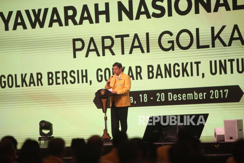 Ketua Umum Partai Golkar Airlangga Hartarto