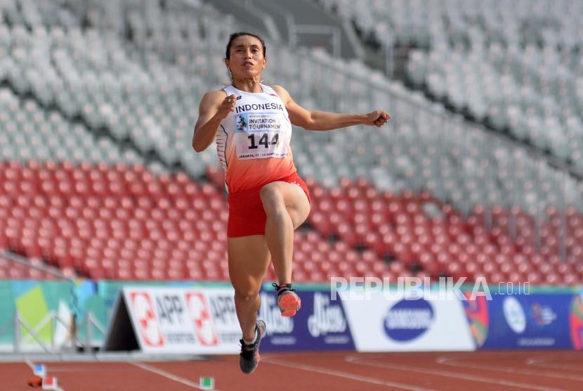 Atlet lompat jauh Indonesia Maria Natalia Londa