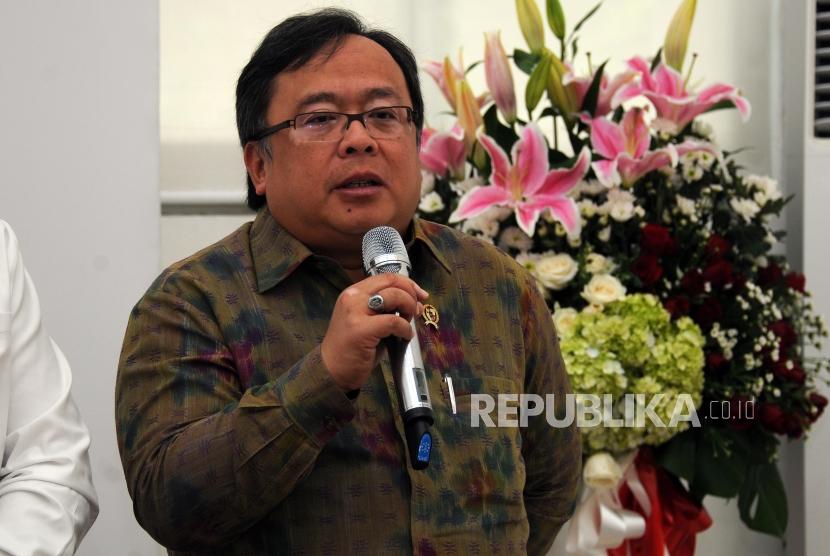  Minister of National Development Planning/Head of the National Planning Agency Bambang Brodjonegoro
