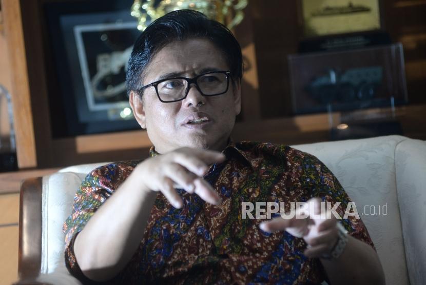 Kepala BPPT Unggul Priyanto saat di wawancarai oleh beberapa media di Jakarta.