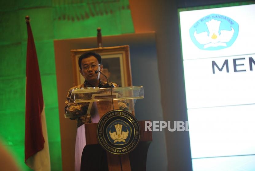 Direktur Jenderal Pendidikan Dasar dan Menengah Kemendikbud Hamid Muhammad