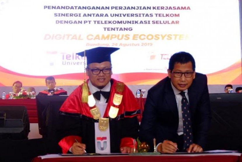 Laboratorium Teknologi hingga Aplikasi Telkomsel Dukung Ekosistem Digital Kampus. (FOTO: Telkomsel)