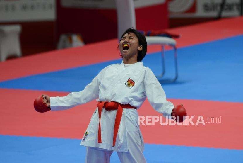 Karateka Indonesia Cokorda Istri Agung Sanistyarani (ilustrasi)