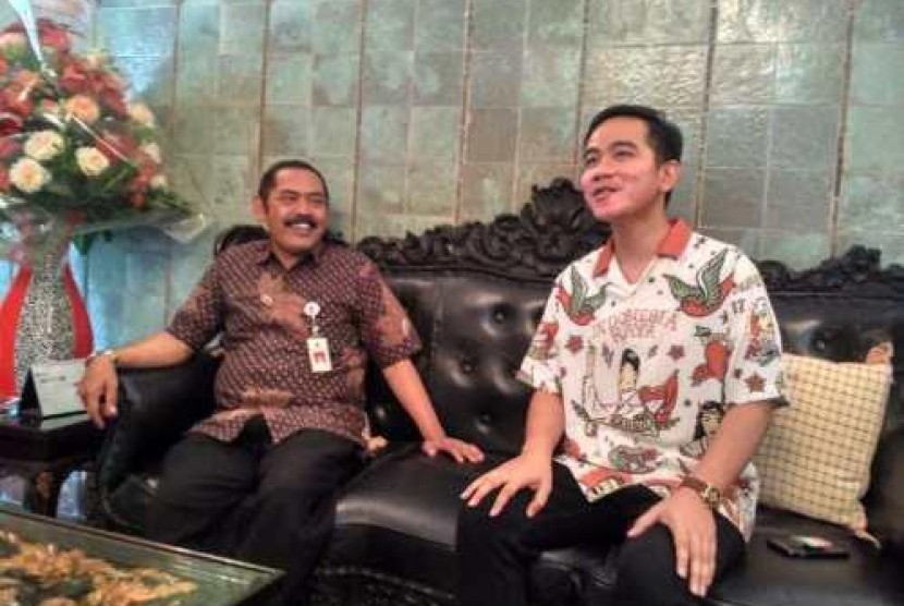  putra sulung Presiden Joko Widodo (Jokowi) menemui FX Hadi Rudyatmo, Rabu (18/9/2019). Triawati