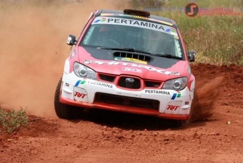 Rizal Sungkar Petik Podium 2 Kejurnas Rally Borneo Kalimantan