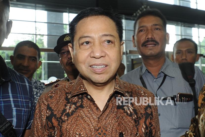 Terdakwa kasus tindak pidana korupsi KTP Elektronik Setya Novanto