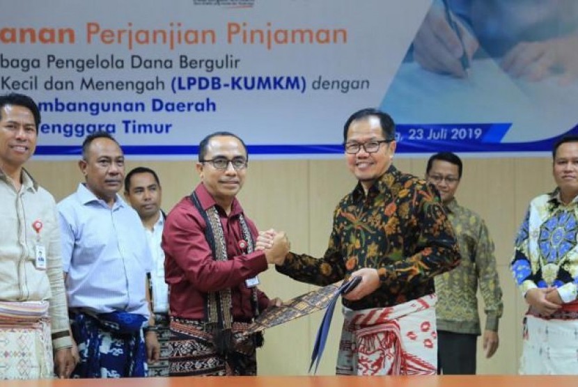 LPDB Buka Akses Pembiayaan Bagi Peternak Sapi di Kupang. (FOTO: Kemenkop dan UKM)