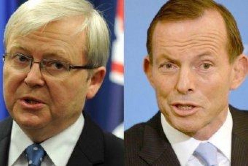 Kevin Rudd dan Tonny Abbott