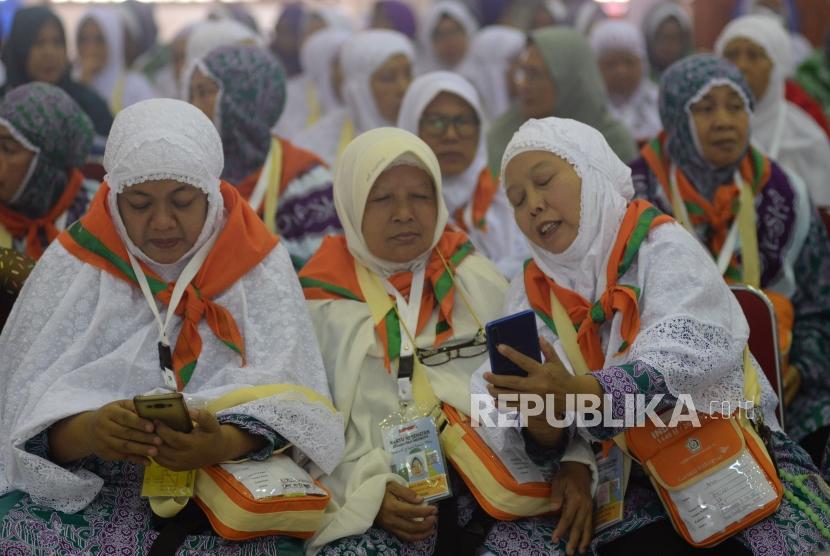 Kemenag Aceh Timur Tawarkan Layanan Terpadu Haji dan Umroh. Ilustrasi calon jamaah haji.