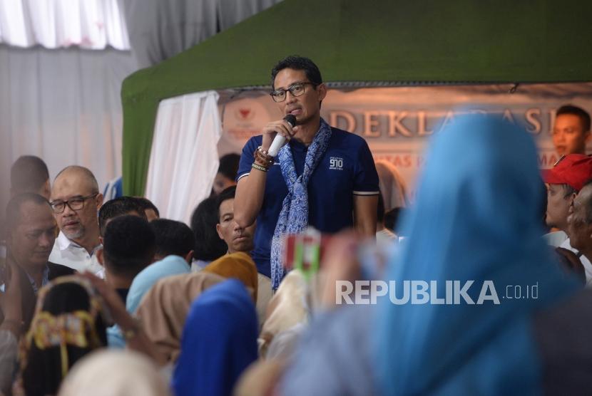 Cawapres No 02 Sandiaga Uno 