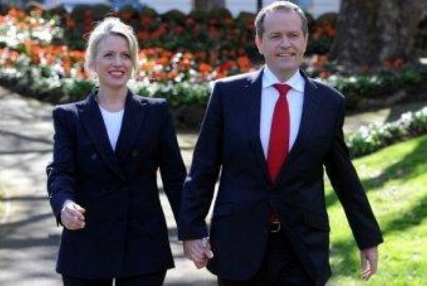 Bill Shorten dan istri