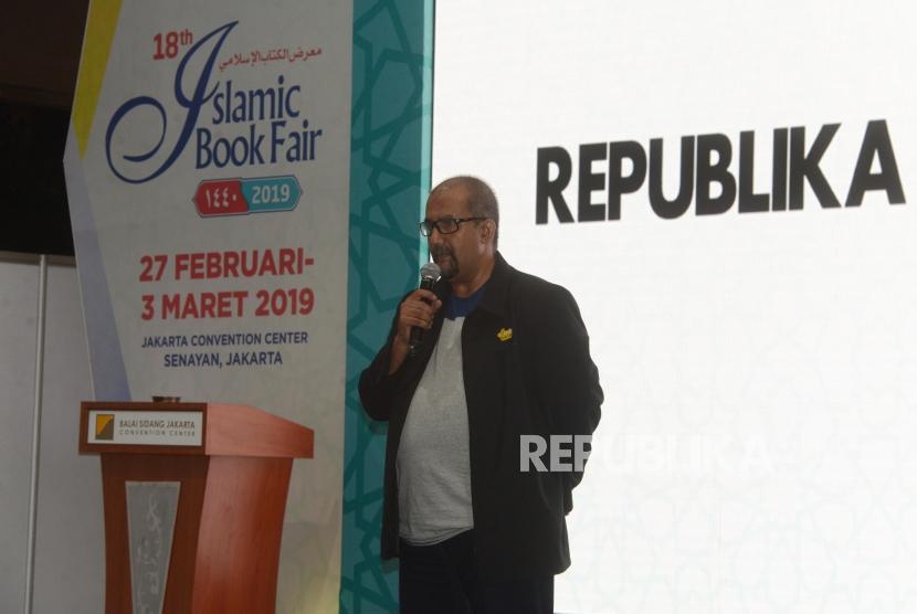 IBF 2019. Ketua Panitia Islamic Book Fair (IBF) 2019  M. Anis Baswedan memberikan sambutan pada acara penutupan IBF 2019 di Jakarta Convention Center, Jakarta, Ahad (3/3).