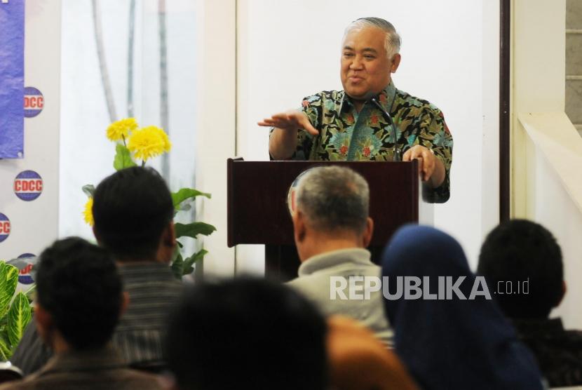 Ketua Dewan Pertimbangan Majelis Ulama Indonesia (MUI) Din Syamsuddin 
