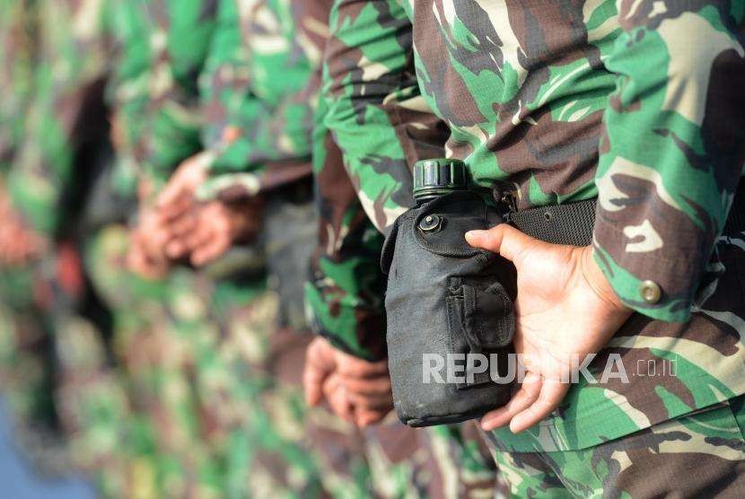 Sejumlah Prajurit Pakhas TNI Angkatan Udara.