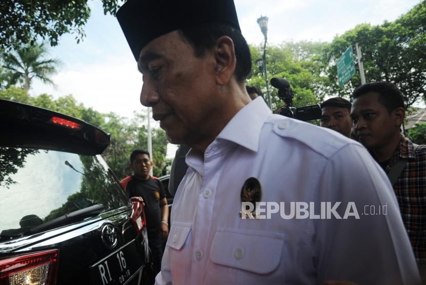 Menteri Koordinator Politik Hukum dan Keamanan Wiranto 