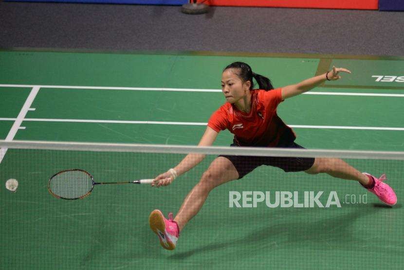 Pebulu tangkis putri Indonesia Fitriani.