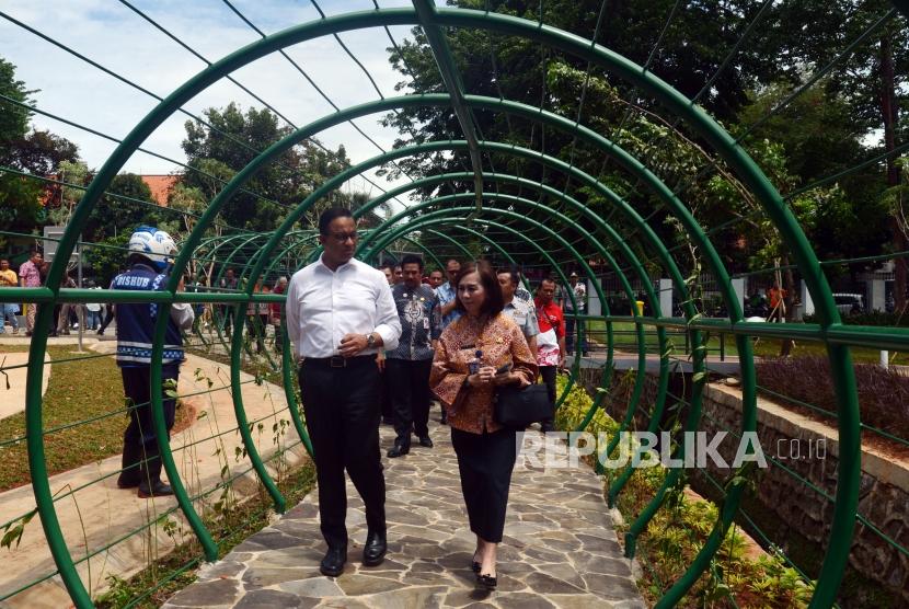 Anies Akan Tata Ulang Taman Honda Tebet Agar Lebih Nyaman