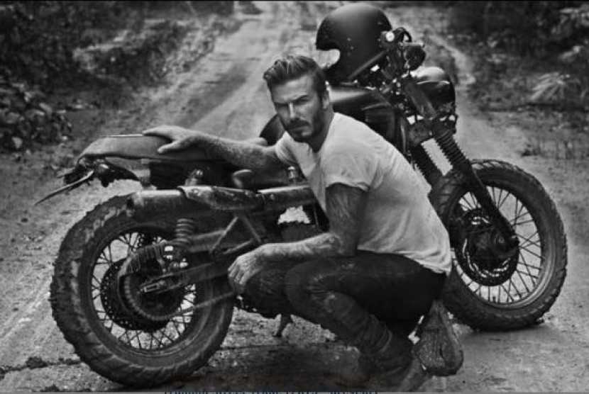 David Beckham Geber Triumph Scrambler ke Hutan Amazon