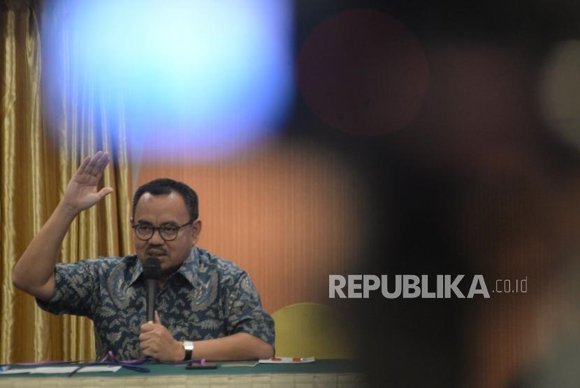 Calon Gubernur Jawa Tengah yang diusung Partai Gerindra, PKB, PKS, dan PAN Sudirman Said.