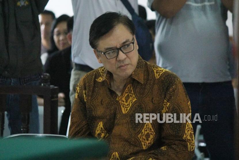 Tersangka kasus suap proyek Meikarta, Billy Sindoro saat sidang eksepsi, di Pengadilan Tipikor, Kota Bandung, Jalan LRE Martadinata, Kota Bandung, Rabu (26/12).