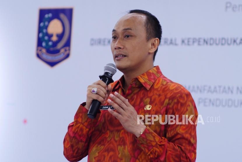 Direktur Jenderal Kependudukan dan Pencatatan Sipil Kementerian Dalam Negeri (Dukcapil Kemendagri) Zudan Arif Fakrulloh