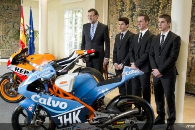 Trio Juara Dunia MotoGP Temui Perdana Menteri Spanyol