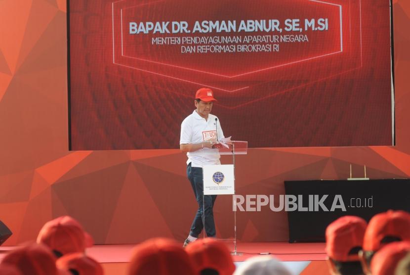 Menteri Pendayagunaan Aparatur Negara dan Reformasi Birokrasi (Menpan-RB) Asman Abnur.