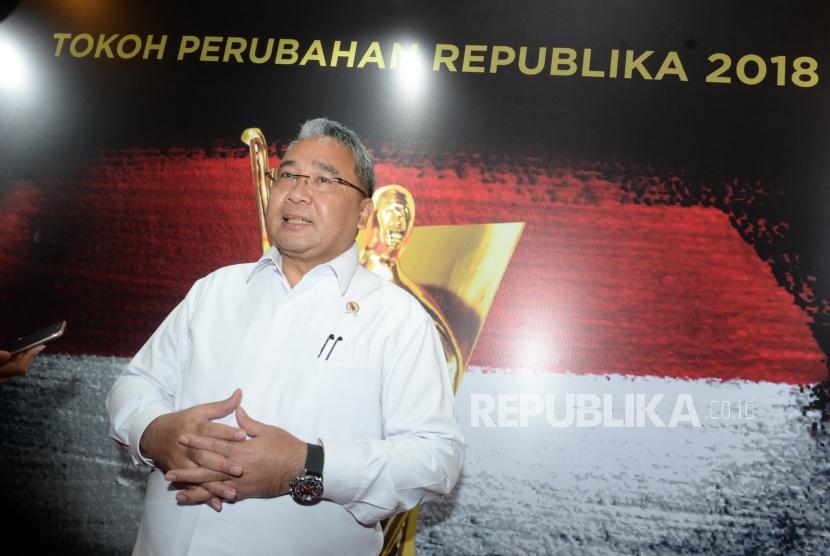 Bersama Majukan Bangsa. Mendes Eko Sandjojo menghadiri malam penganugerahan Tokoh Perubahan 2018 di Jakarta, Rabu (24/4/2019).