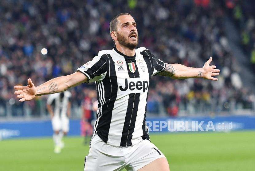 Bek Juventus Leonardo Bonucci.