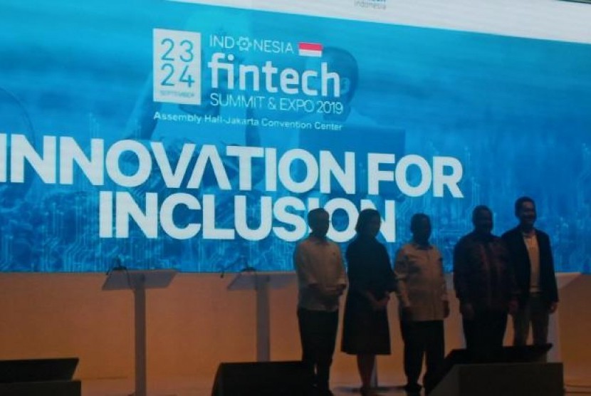 Indonesia Fintech Summit & Expo 2019 Resmi Dibuka Hari Ini. (FOTO: Bernadinus Adi Pramudita)