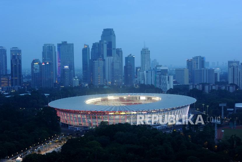 Stadion Utama Gelora Bung karno (SUGBK) yang akan menjadi arena perlombaan cabang olahraga atletik.