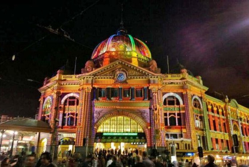 Salah satu sasaran kemungkinan adalah Flinders St Station.