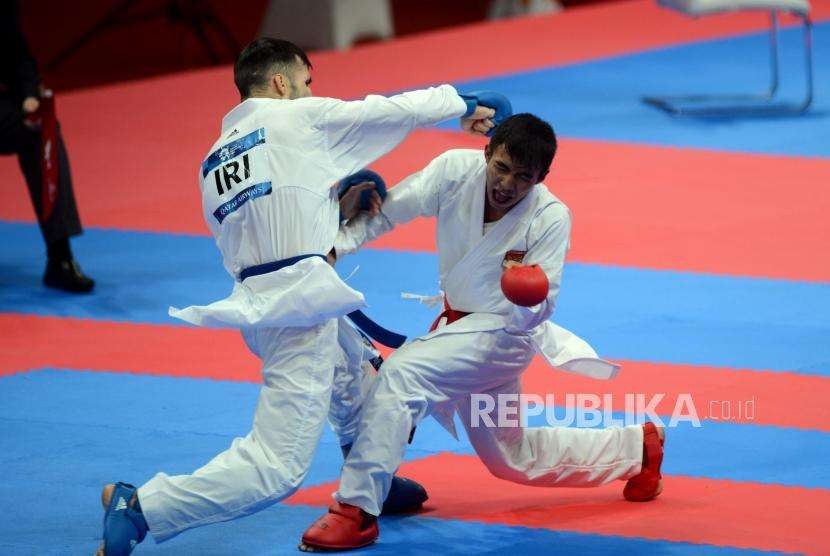 Pertandingan karate Asian Games 2018 (ilustrasi) 