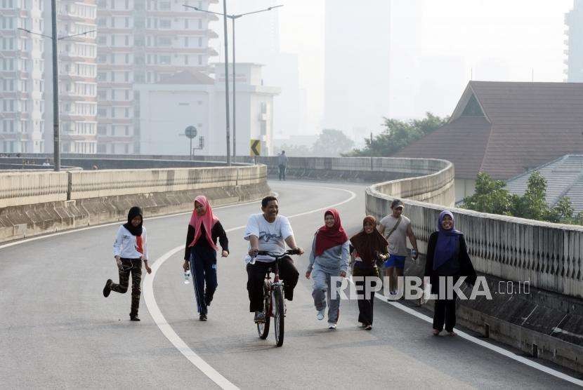 Jalan layang non-tol Antasari akan menjadi lokasi HBKB atau CFD di Jakarta Selatan pada Ahad (28/6).