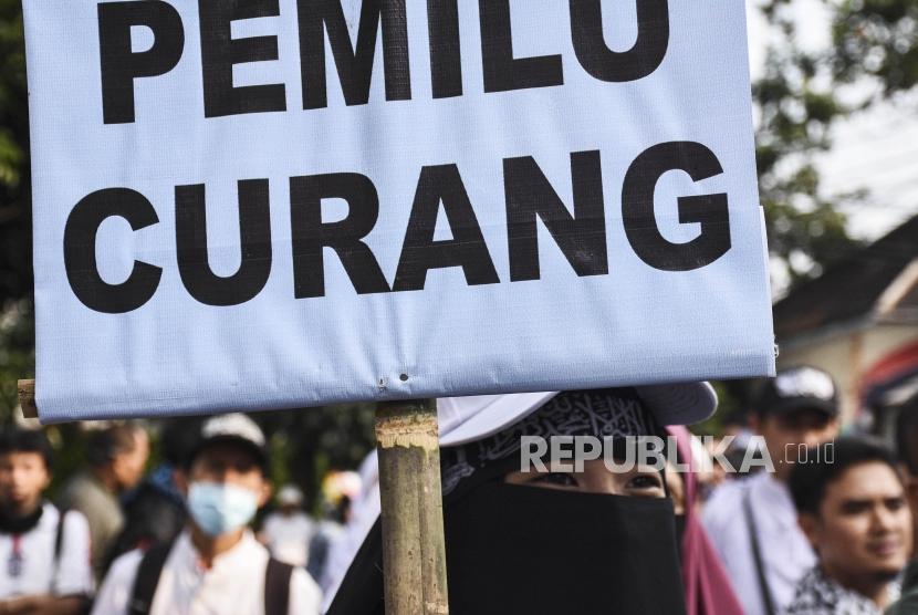 Ilustrasi aksi pascapencoblosan Pemilu 2019