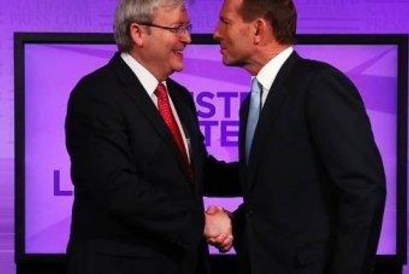 Kevin Rudd dan Tony Abbott
