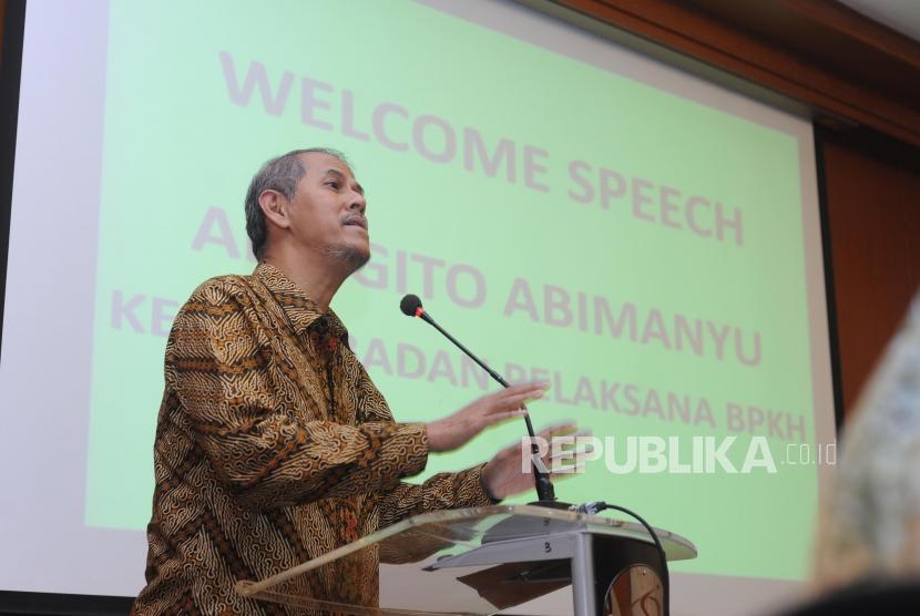 Ketua Badan Pengelola Keuangan Haji (BPKH) Anggito Abimanyu.