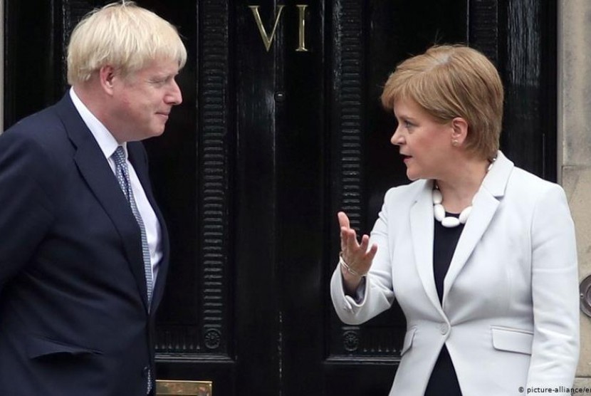 Boris Johnson Disambut Dingin di Skotlandia