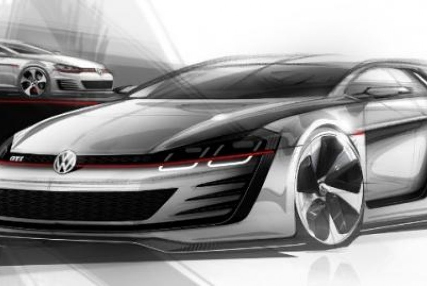 Bocoran Desain Konsep Volkswagen Golf GTI