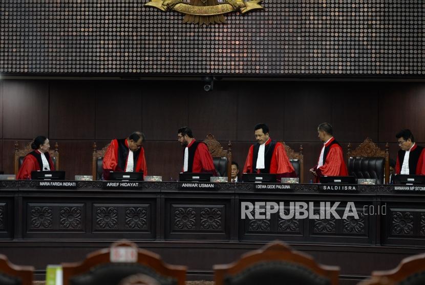 Suasana sidang di Mahkamah Konstitusi (Ilustrasi).