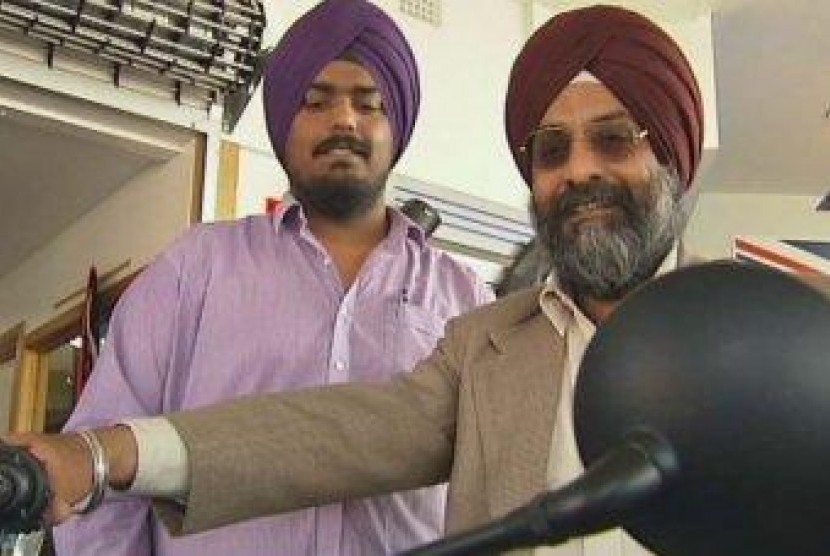 Harpreed Singh, warga kota Hobart yang gugat penggunaan helm