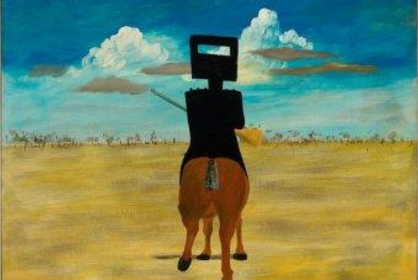 Salah satu lukisan karya Sidney Nolan 