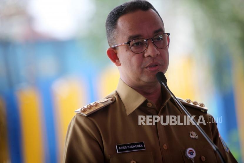 Gubernur DKI Jakarta Anies Baswedan. Ilustrasi