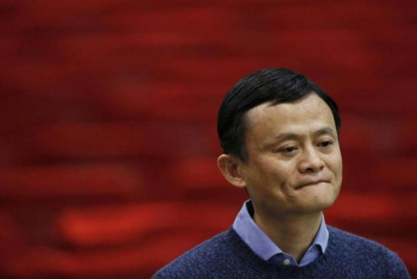 Emosional, Perpisahan Jack Ma dan Alibaba Ditutup Air Mata. (FOTO: Reuters/Bobby Yip)