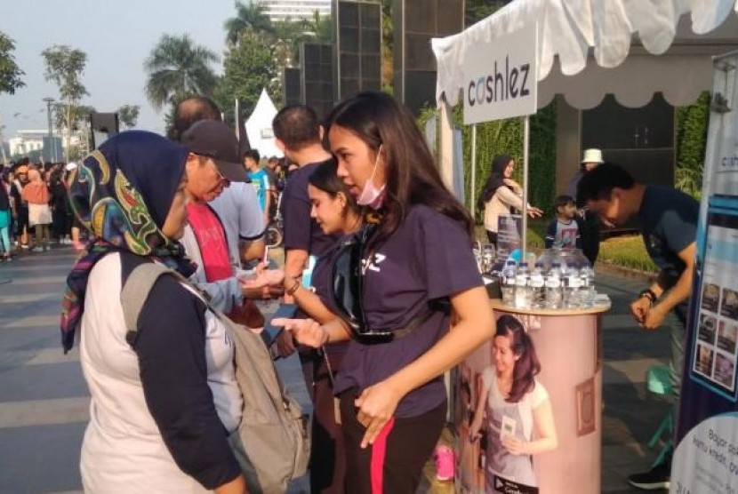 Di CFD, Cashlez Ajak Masyarakat Beralih ke Non-Tunai. (FOTO: Cashlez)