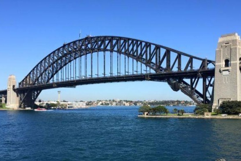 Jembatan Sydney Harbour Rayakan Hut Ke 85 Republika Online