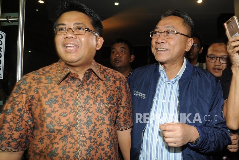 Ketua Umum Partai Amanat Nasional Zulkifli Hasan (kanan) dan Presiden PKS Mohamad Sohibul Iman (kiri) dalam sebuah kesempatan bersama beberapa waktu lalu.