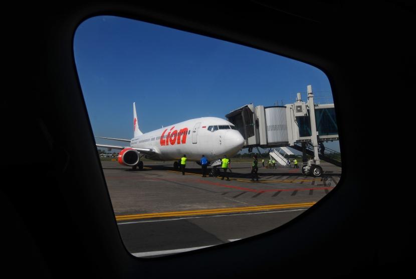Pesawat milik maskapai Lion Air (ilustrasi)